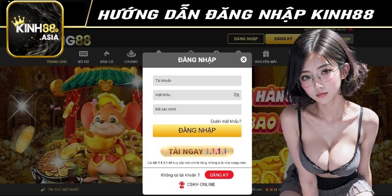 Hướng dẫn đăng nhập Kinh88 chi tiết nhất