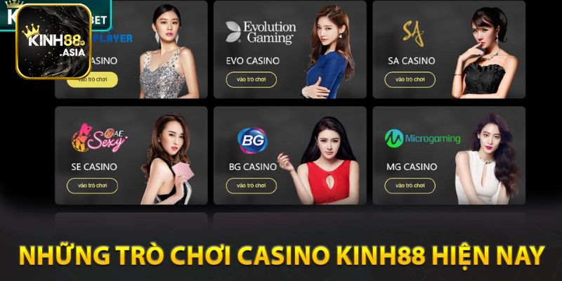 Giới thiệu sảnh cược Casino Kinh88